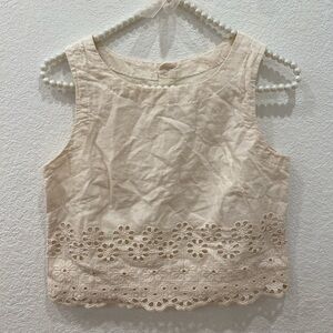 Bombay Paisley embroidered cotton top size XS